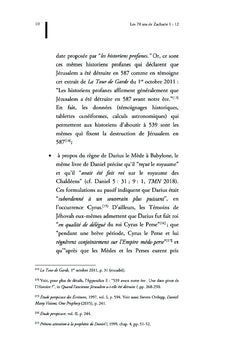 Zacharie 1:12 et la chute de l'ancienne Jérusalem