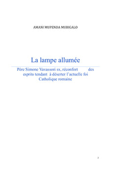 La lampe allumée