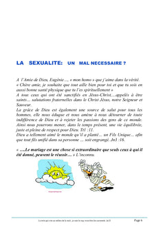 La sexualité... Un mal nécessaire