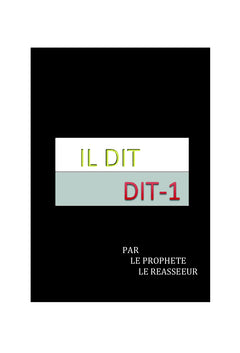 Il Dit : Dit-1