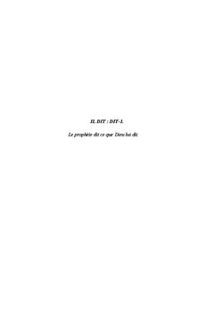 Il Dit : Dit-1