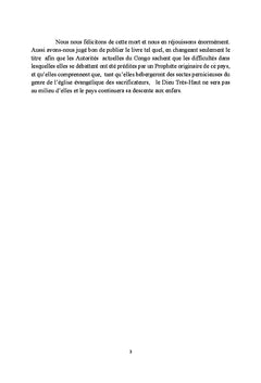 Kadima-Christ co-responsable de la crise zaïroise