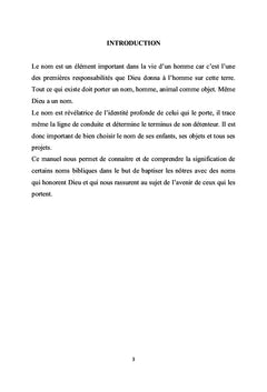 Les Noms de la Bible