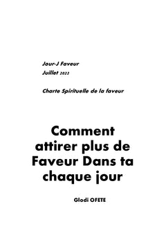 Jour-J Faveur