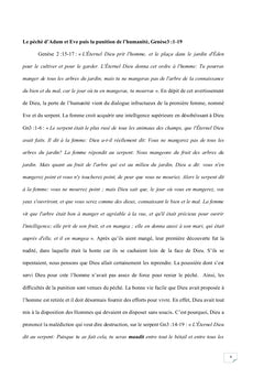 L'évolution du plan de Dieu pour l'humanité