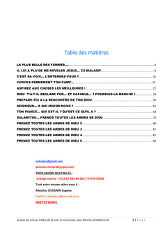 Prenez toutes les armes de Dieu