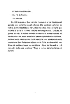 Il n'y a de vrai Christ que Jésus de Nazareth, Fils aîné de Marie
