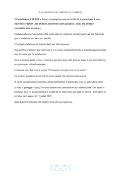 Ma Reconnaissance à Jésus