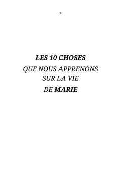 Les 10 choses que nous apprenons sur la vie de Marie