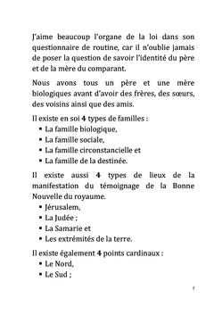 Les 4 familles