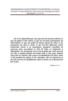 Le paradigme de l'Église d'hier et d'aujourd'hui