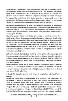 La Foi de Dieu vient avec ...