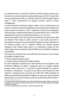 L'Évangile selon Marc arménien et grec