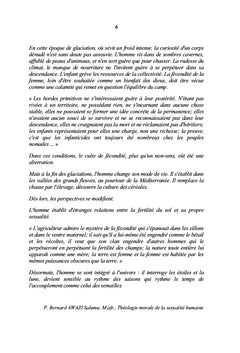 Ethique philosophique et anthropologique de la sexualité humaine