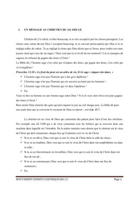Brochure d'évangelisation