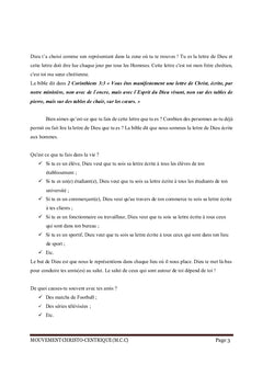 Brochure d'évangelisation