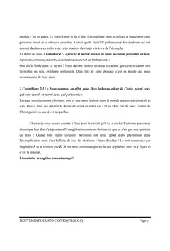 Brochure d'évangelisation