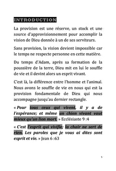 La provision: Cas de Sarah