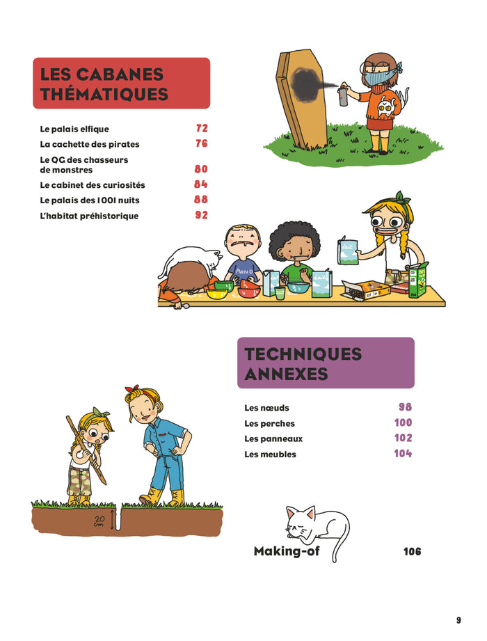 Cabanes et cachettes