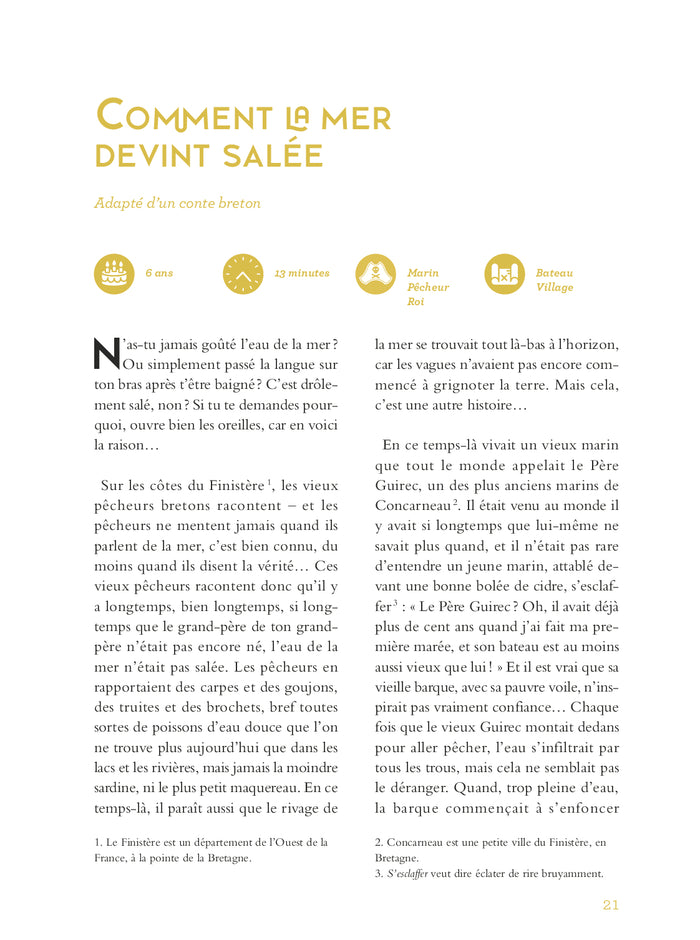 Mille ans de contes de la mer