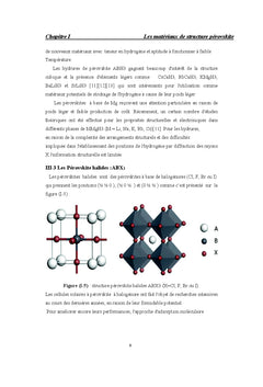Prediction des parametres de maille des composes perovskites