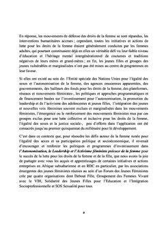 Le leadership féminin au plus jeune âge