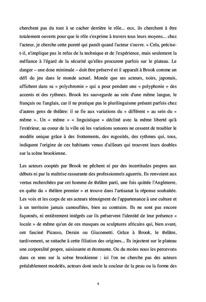 Le Théâtre et l'Exil