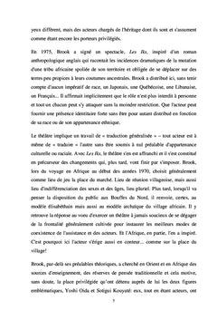 Le Théâtre et l'Exil