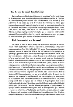 Perception du sens du travail et socialisation au travail des salaries