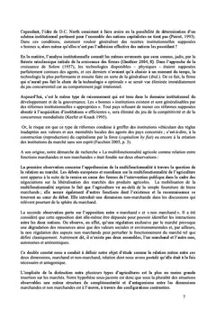 Les institutions au service du marche