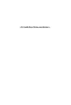 La protection sociale de la mère et de l'enfant
