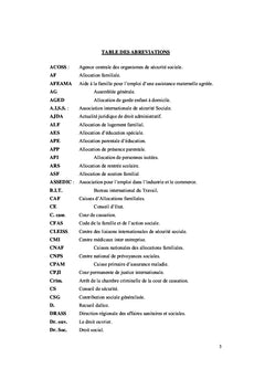 La protection sociale de la mère et de l'enfant