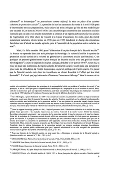 La protection sociale de la mère et de l'enfant