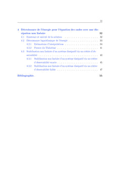 Stabilisation de l'energie pour l'equation des ondes dissipative
