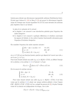 Stabilisation de l'energie pour l'equation des ondes dissipative