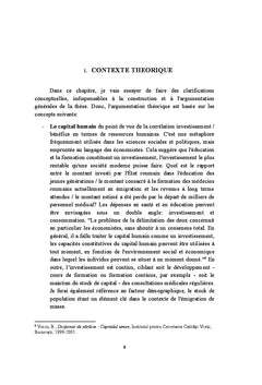Le cout de l'emigration massive, de la perspective du capital humain