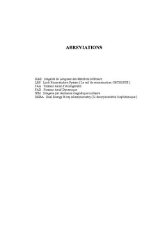 Particularites des allongements des membres inferieurs par ORTHOFIX®