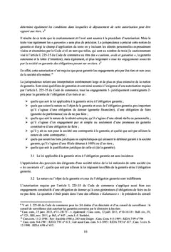 La procedure d'autorisation des cautions, avals et garanties