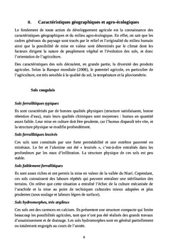 Itinéraire pour une disponibilité agricole au Congo