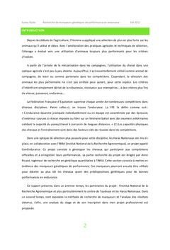 Découverte du métier d'ingénieur de recherche en génétique équine