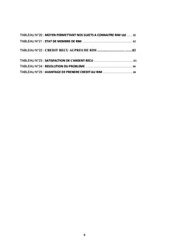 Livre sur l'Acces au Credit