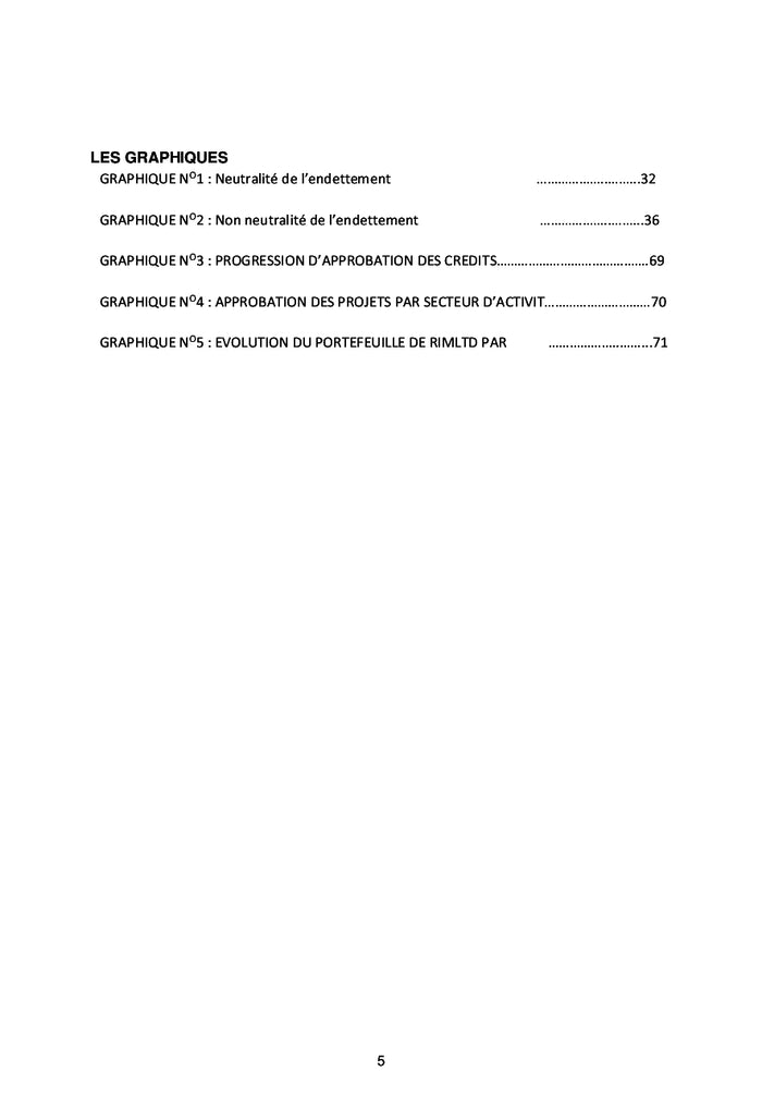 Livre sur l'Acces au Credit