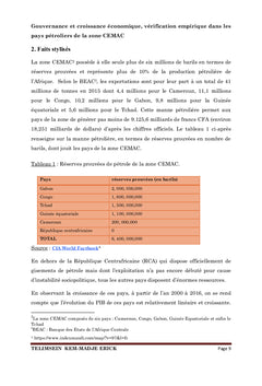 Gouvernance et croissance economique