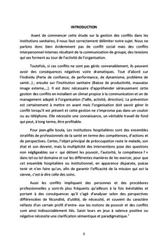 Gestion des conflits dans les institutions sanitaires