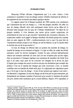 La reglementation des marches de change en droit positif congolais