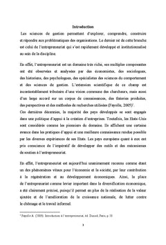 L'entrepreneuriat en Algerie: Realite, defis et opportunites