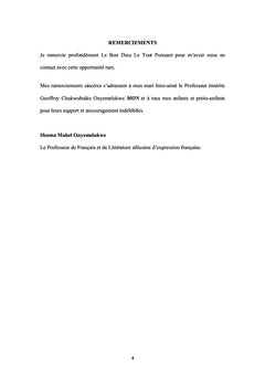 Histoire de la Litterature Nigeriane d'expression Française