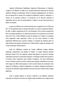 L'Algérie et la langue française, une relation ambigüe