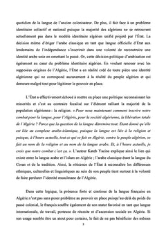 L'Algérie et la langue française, une relation ambigüe