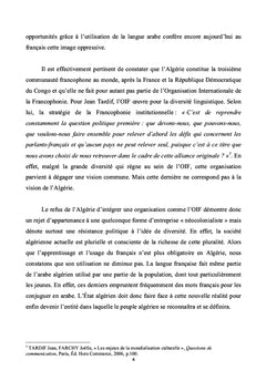 L'Algérie et la langue française, une relation ambigüe